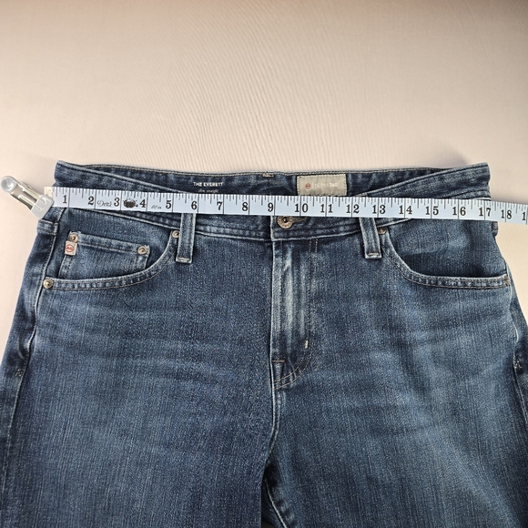 AG Adriano Goldschmied Everett Slim Straight Jeans Men’s 33x34 Water Street Wash - Picture 5 of 12